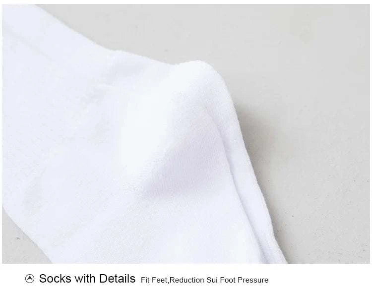 Shop All I Want SHOP ALL I WANT 🧦 5 Pairs Men’s Cotton Socks – Soft, Breathable, New Style for All Seasons, Plus Size 🌞❄️