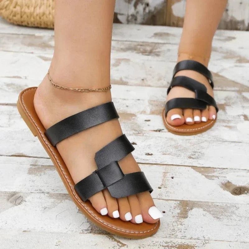 Shop All I Want SHOP ALL I WANT Cross Strap Summer Sandals -Venice: Rome-inspired style 🏖️