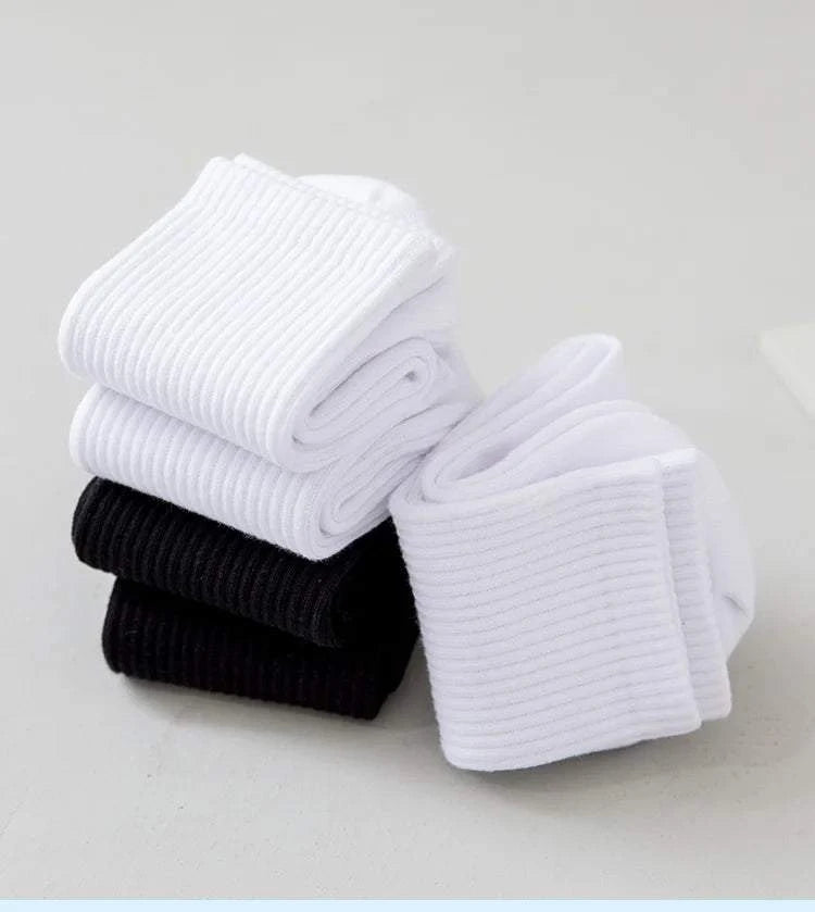 Shop All I Want SHOP ALL I WANT 🧦 5 Pairs Men’s Cotton Socks – Soft, Breathable, New Style for All Seasons, Plus Size 🌞❄️