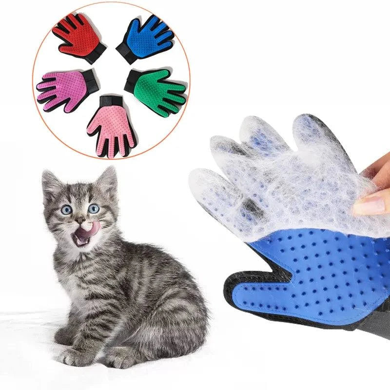 Shop All I Want SHOP ALL I WANT Pet Hair Deshedding Brush Gloves