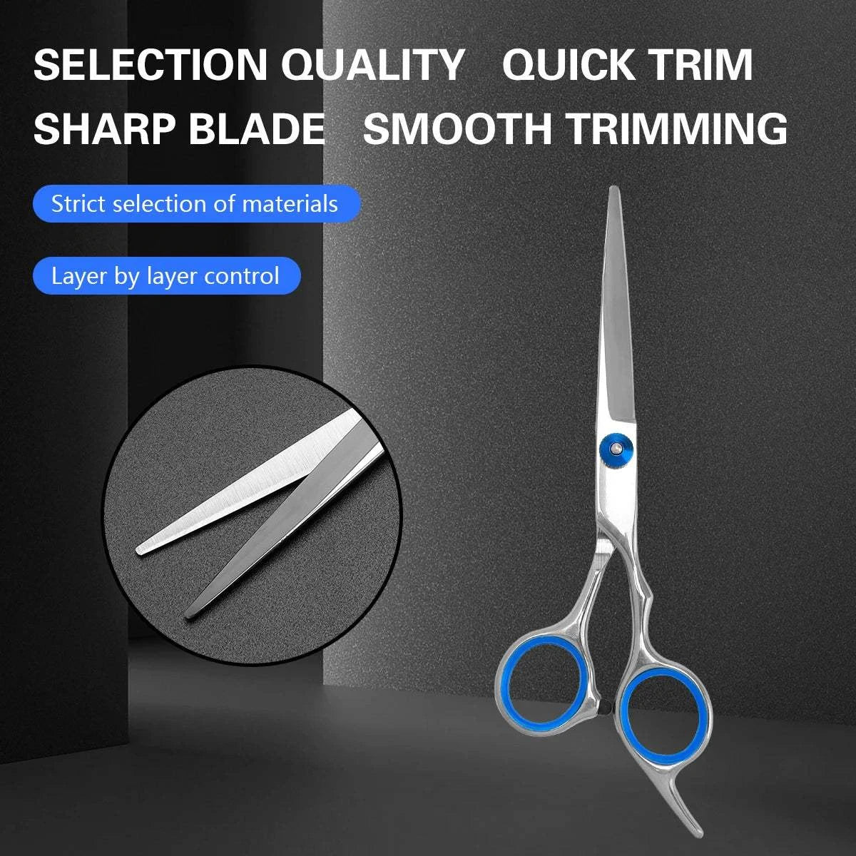 Shop All I Want Shop All I Want ✂️ Professional 6-Inch Stainless Steel Hair Thinning Scissors – Haircut & Trim Tool 🌟