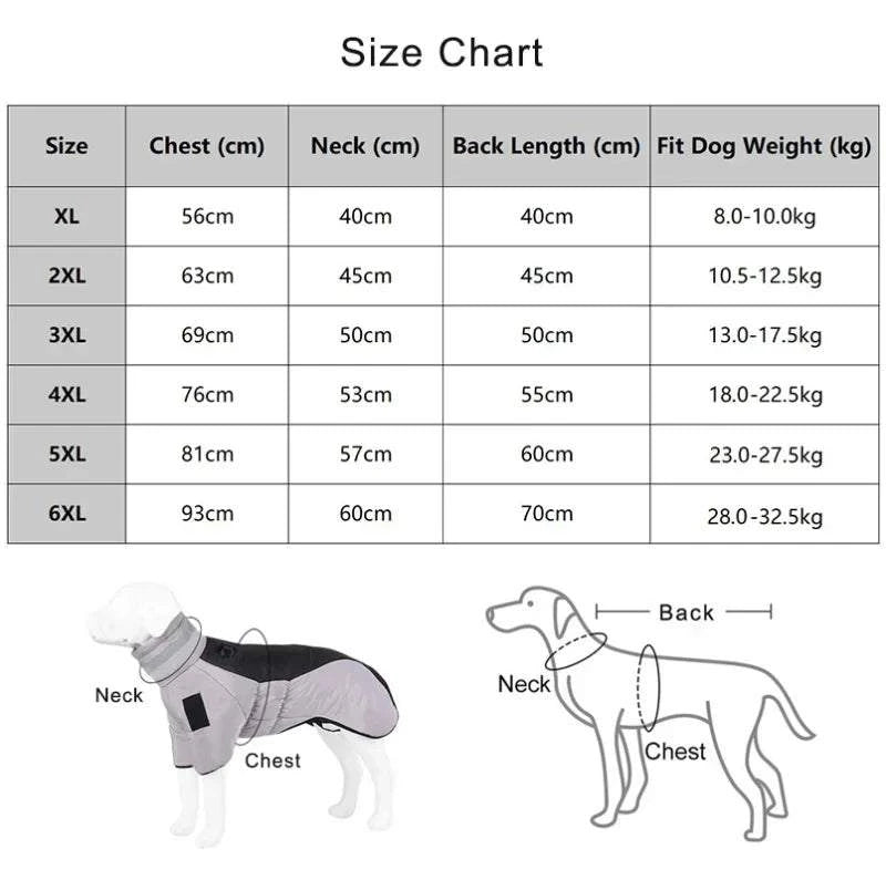 Shop All I Want SHOP ALL I WANT Winter Waterproof Large Dog Vest 🐕❄️ #PetCoat