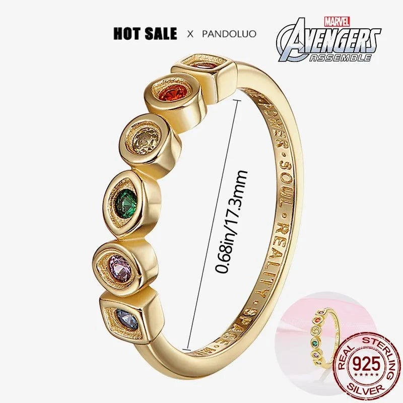 Shop All I Want M13-7 Shop All I Want 🦸‍♀️ 925 Silver Bead for Pandora, Marvel Jewelry Gift 🎁