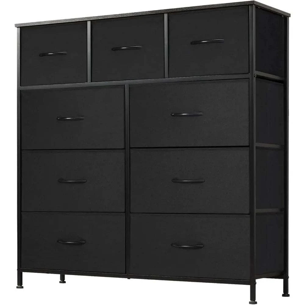 9-Drawer Fabric Dresser for Bedroom | Metal Frame & Wood Top Storage TMaximize your bedroom storage with this sleek 9-Drawer Fabric Dresser. Featuring a metal frame and wood top, this stylish dresser offers ample storage for your clothShop All I WantShop All I Want9-Drawer Fabric Dresser