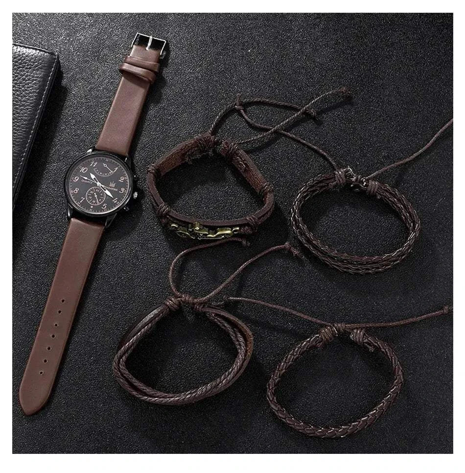 🕰️ New Men’s Fashion Quartz Watch – Top Brand Luxury, Sporty WristwatMen's Wristwatch Discover the perfect blend of luxury and sportiness with the New Men’s Fashion Quartz Watch. Featuring a top brand design and a matching bracelet set, this wristwatcShop All I Want