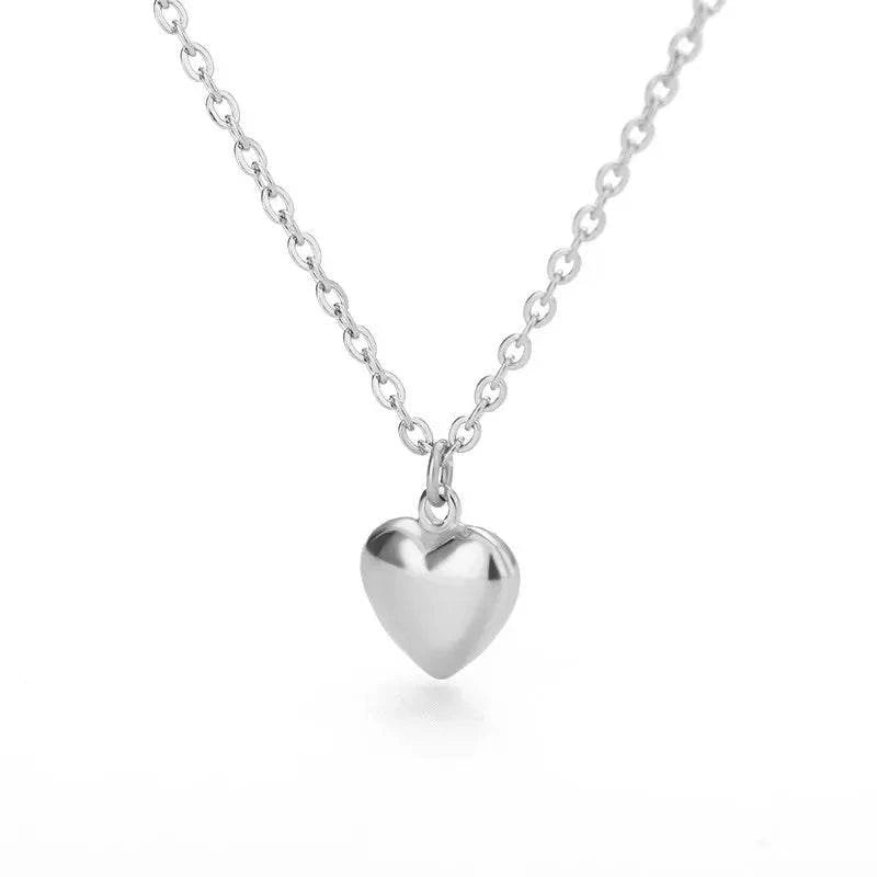 Shop All I Want N02060S / CHINA SHOP ALL I WANT Stainless Steel Heart Necklace 🌹💖 #FashionJewelry