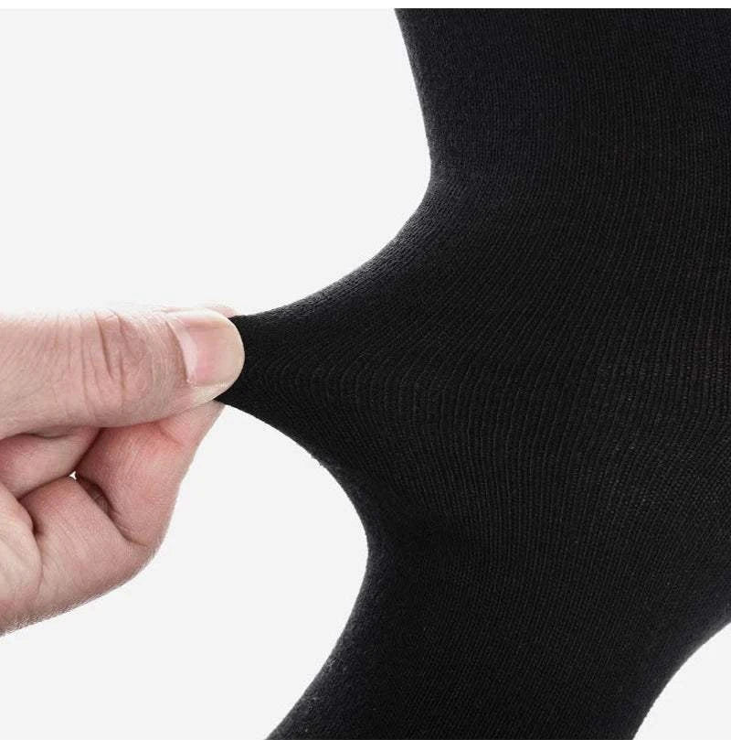 Shop All I Want SHOP ALL I WANT 🧦 6 Pairs High-Quality Men’s Socks – Cotton, Breathable, Black & White for Spring/Summer, EU38-45 🌞