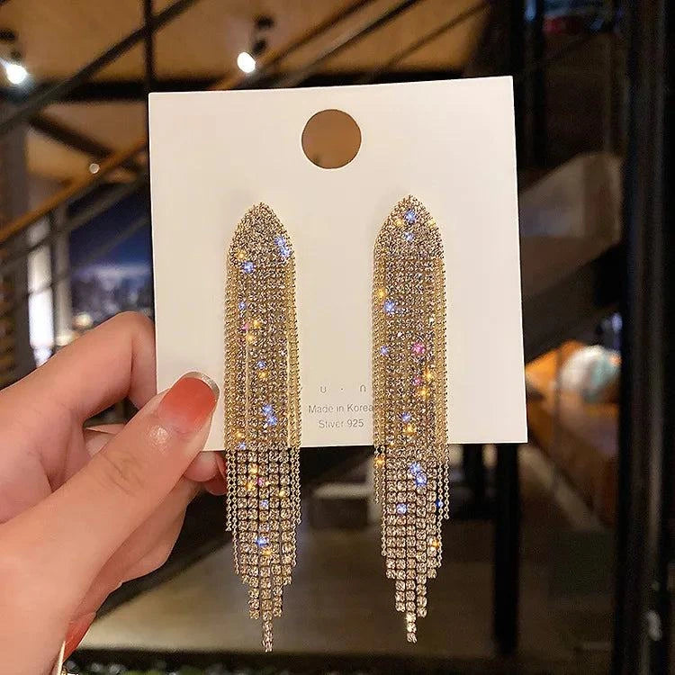 Shop All I Want ED181-1 SHOP ALL I WANT Unique Zircon Drip Earrings 🖤✨ #FashionJewelry