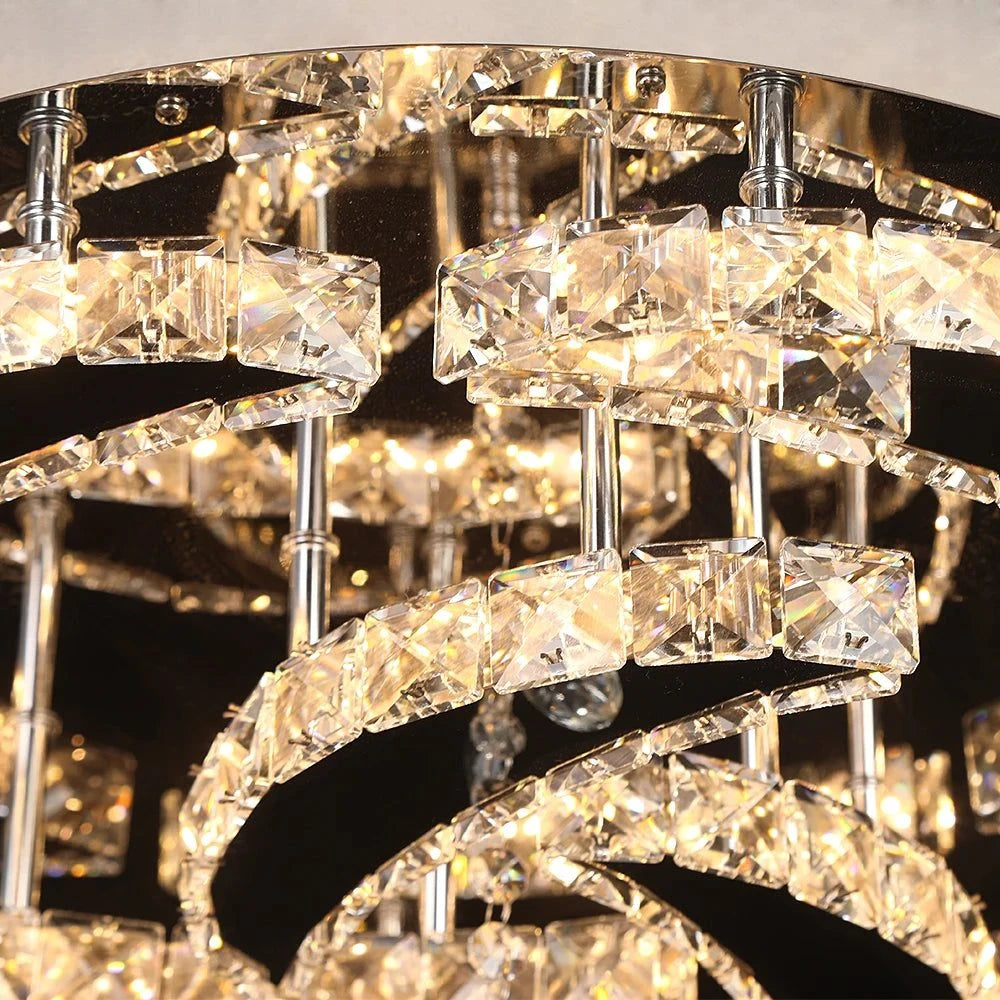 Chandelier Ceiling LampElevate your home decor with this stunning Modern Crystal LED Chandelier Ceiling Lamp. Crafted with crystal body material and a polished finish, this lamp is the perShop All I WantShop All I WantChandelier Ceiling Lamp