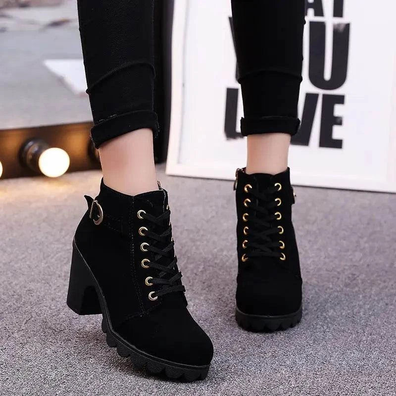 Shop All I Want SHOP ALL I WANT Stylish High Heel Ankle Boots 👢