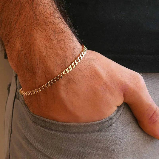 Shop All I Want SHOP ALL I WANT Men's Chunky Miami Curb Bracelet 🌟🔗