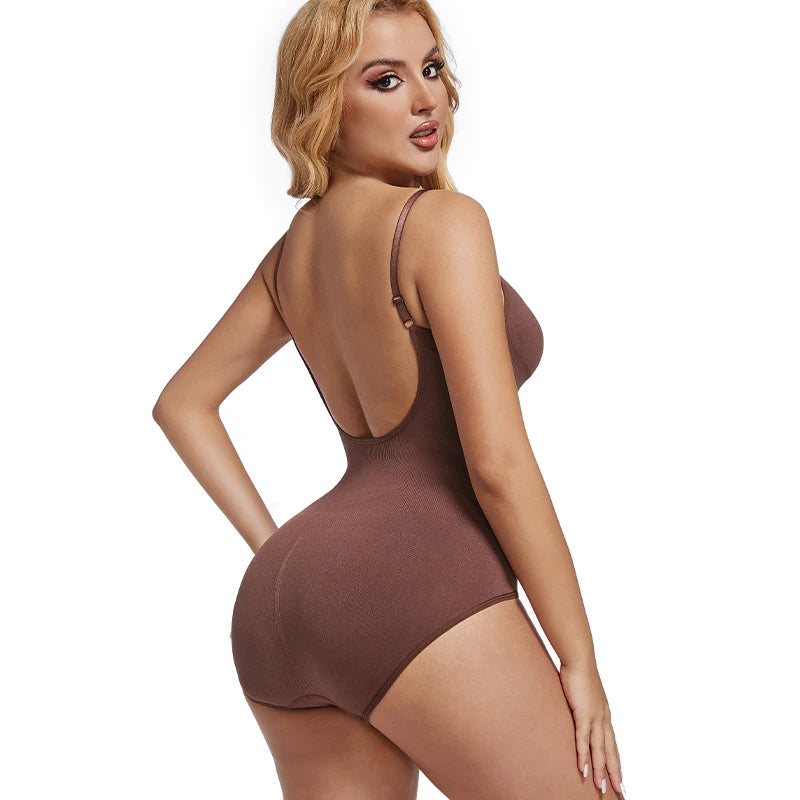 omen’s Backless Bodysuit: Seamless Shapewear & Butt Lifter! 🔥✨