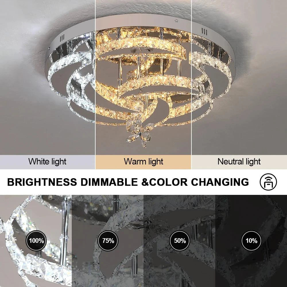 Chandelier Ceiling LampElevate your home decor with this stunning Modern Crystal LED Chandelier Ceiling Lamp. Crafted with crystal body material and a polished finish, this lamp is the perShop All I WantShop All I WantChandelier Ceiling Lamp