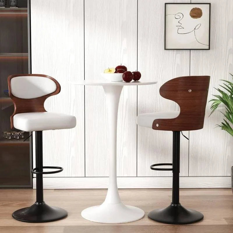 Bar Stools Set of 2, Adjustable Height 24.5-33.5IN, Bentwood Swivel wiAdd a touch of elegance and comfort to your home bar or kitchen with this stylish set of adjustable bar stools. Featuring a sleek bentwood design, each stool swivelsShop All I WantShop All I Want2, Adjustable Height 24