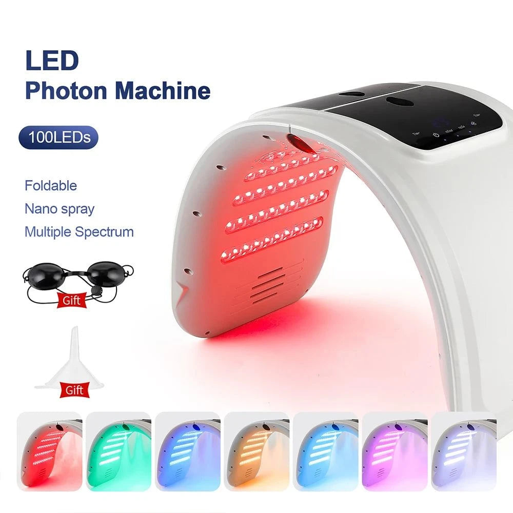 LED Mask Facial Skin Hydrating Sprayer  Home Use Skin Care