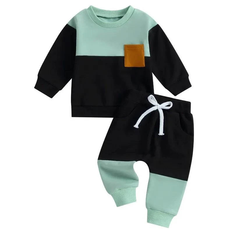 Shop All I Want b / 2-3 Years Shop All I Want 👶 Color Pant Set – Spring/Autumn Long Sleeve Sweatshirt & Bottoms Clothing 🌟