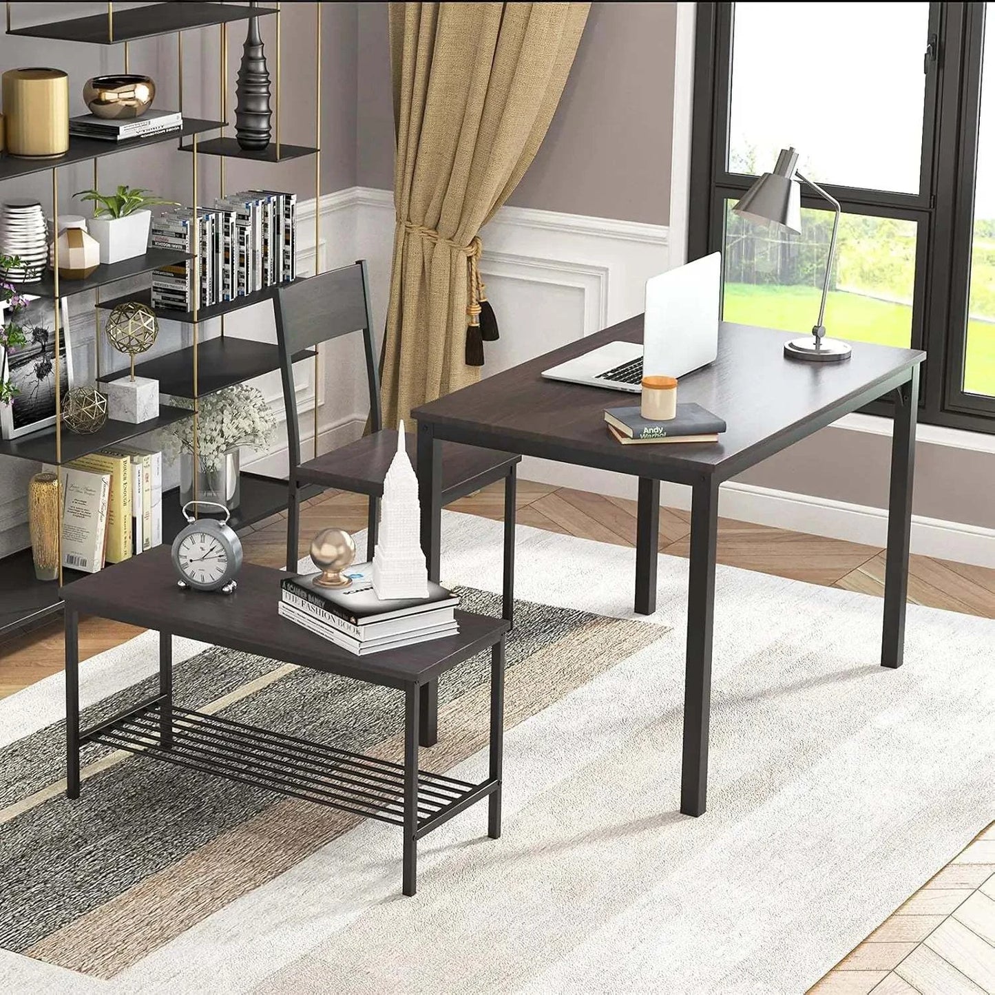 4-Piece Dining Table Set for Small Space - 43.3" Kitchen Table with ChTransform your dining area with the 4-Piece Dining Table Set for Small Space. Perfect for modern home design ideas, this compact set features a 43.3" kitchen table wShop All I WantShop All I Want4-Piece Dining Table Set