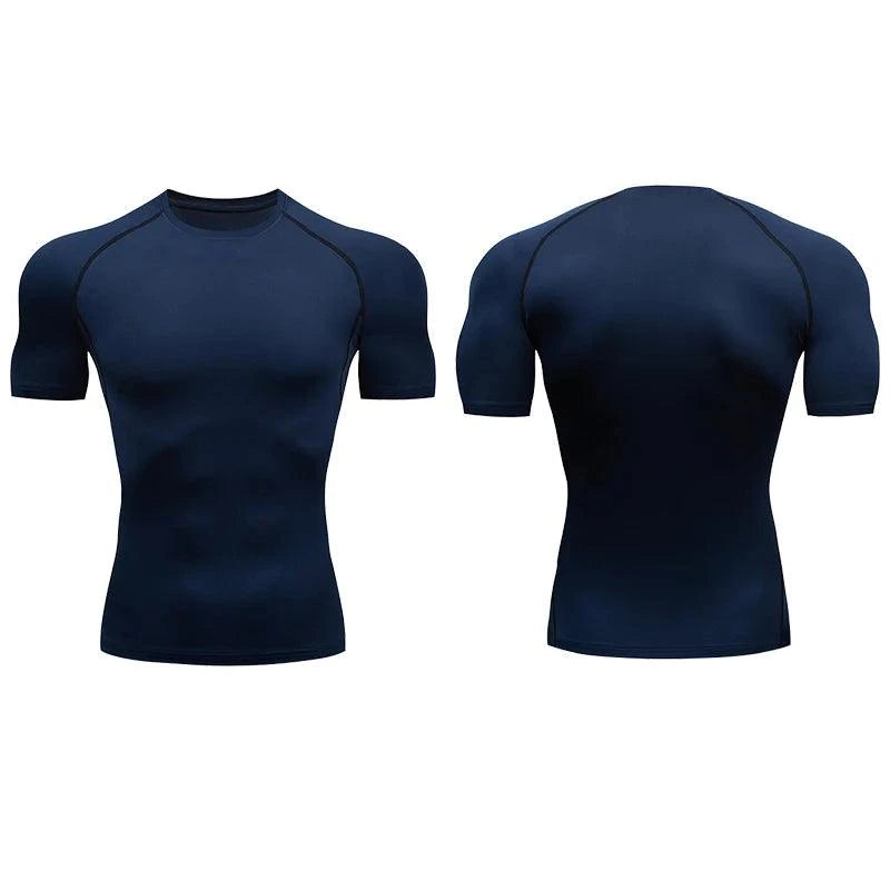 Shop All I Want Shop All I Want 🏃‍♂️ Men’s Running Compression T-Shirt – Short Sleeve, Gym Fitness, Athletic Top for Jogging & Tracksuits 🌟