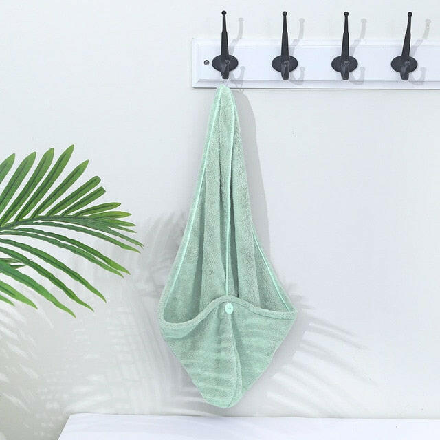 Shop All I Want light green / 25x66cm SHOP ALL I WANT Microfiber Hair Towel