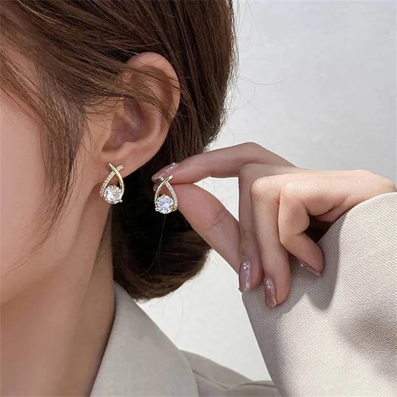 Shop All I Want SHOP ALL I WANT Cross Stud Earrings 🌟💖 #KoreanElegance