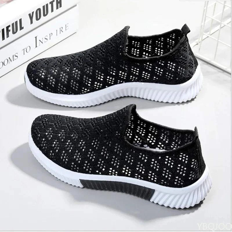 Shop All I Want SHOP ALL I WANT Trendy Mesh Sports Sneakers -Venice breathable flats 🏖️