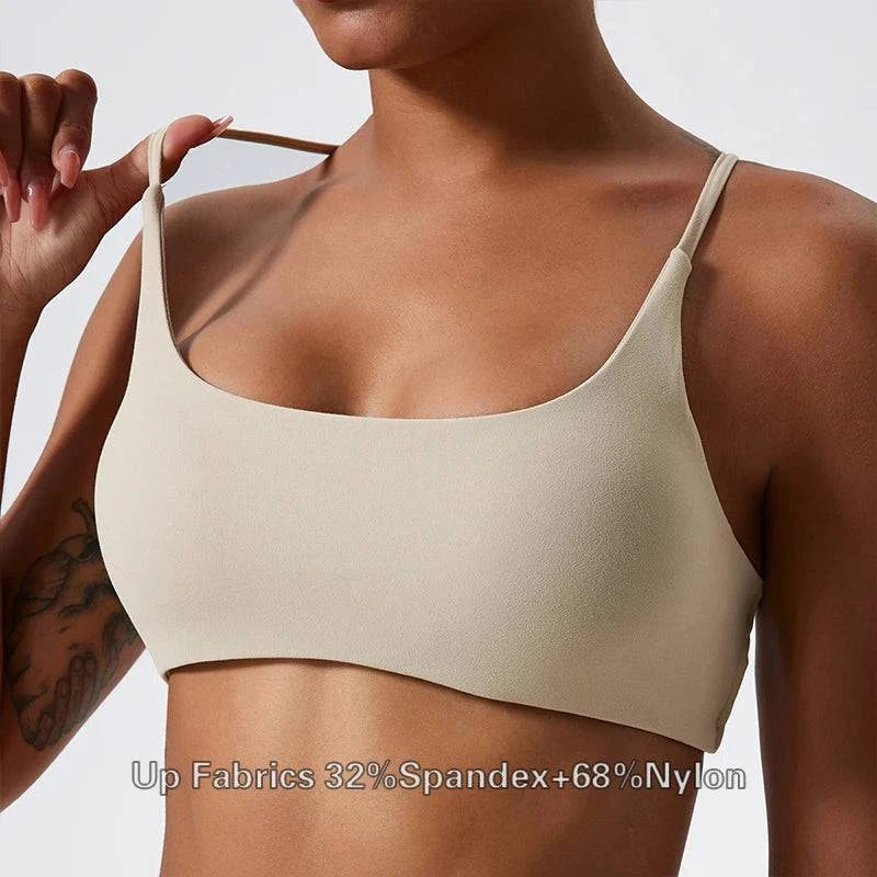 Shop All I Want Light Khaki / S SHOP ALL I WANT Comfortable & Sexy Yoga Bra 🧘‍♀️💪 #FitnessStyle