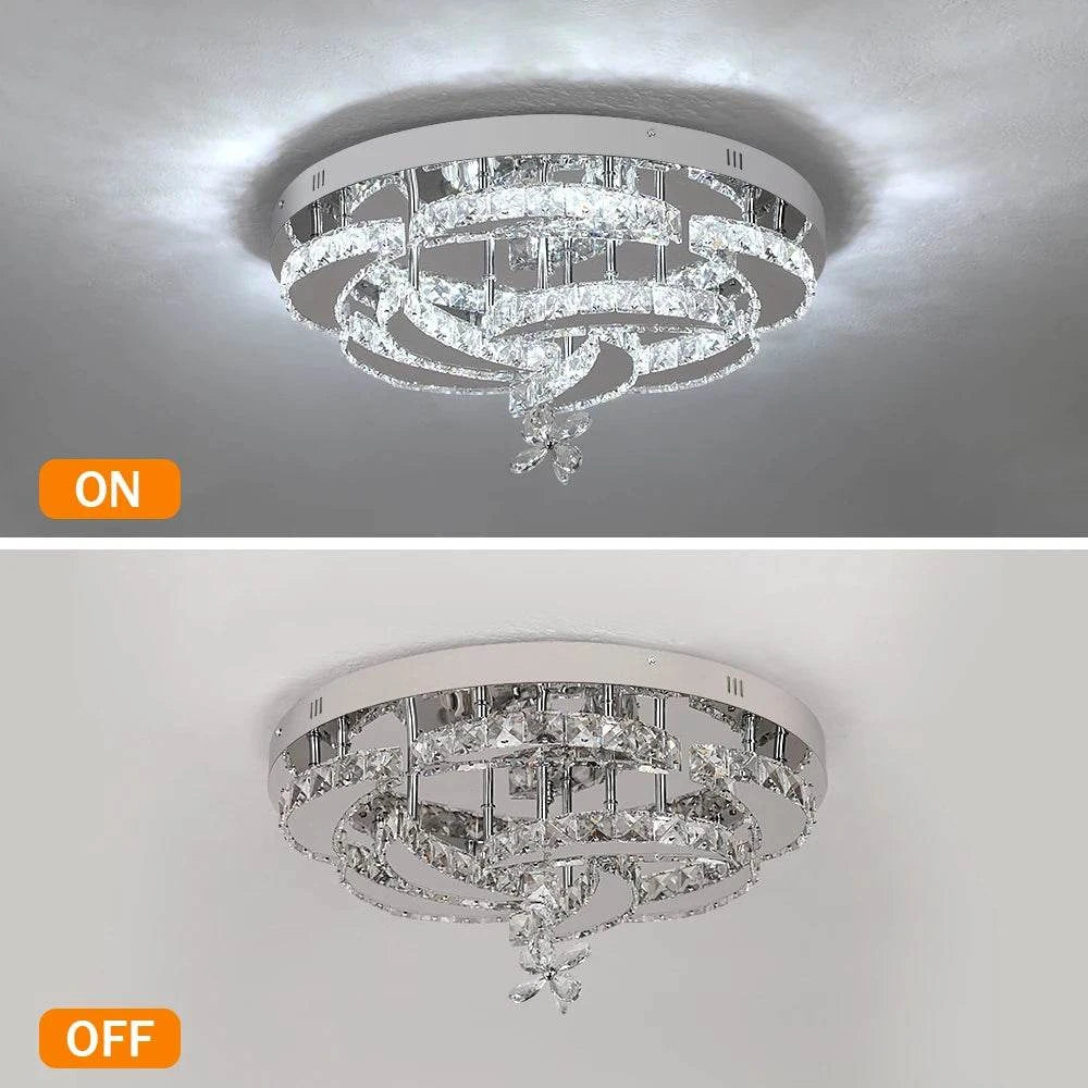 Chandelier Ceiling LampElevate your home decor with this stunning Modern Crystal LED Chandelier Ceiling Lamp. Crafted with crystal body material and a polished finish, this lamp is the perShop All I WantShop All I WantChandelier Ceiling Lamp