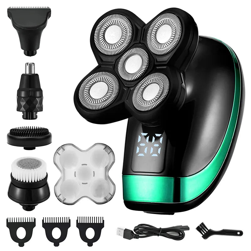 Shop All I Want 5-in-1-Green / Russian Federation SHOP ALL I WANT 5-in-1 Electric Shaver ✂️🧔🪒