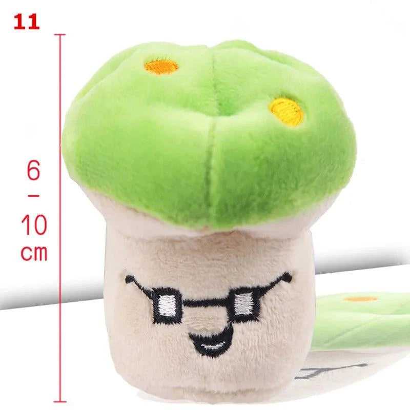 Shop All I Want Green Mushroom Shop All I Want SqueakJoy Pet Plush Toy 🍎🐾