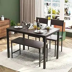 4-Piece Dining Table Set for Small Space - 43.3" Kitchen Table with ChTransform your dining area with the 4-Piece Dining Table Set for Small Space. Perfect for modern home design ideas, this compact set features a 43.3" kitchen table wShop All I WantShop All I Want4-Piece Dining Table Set