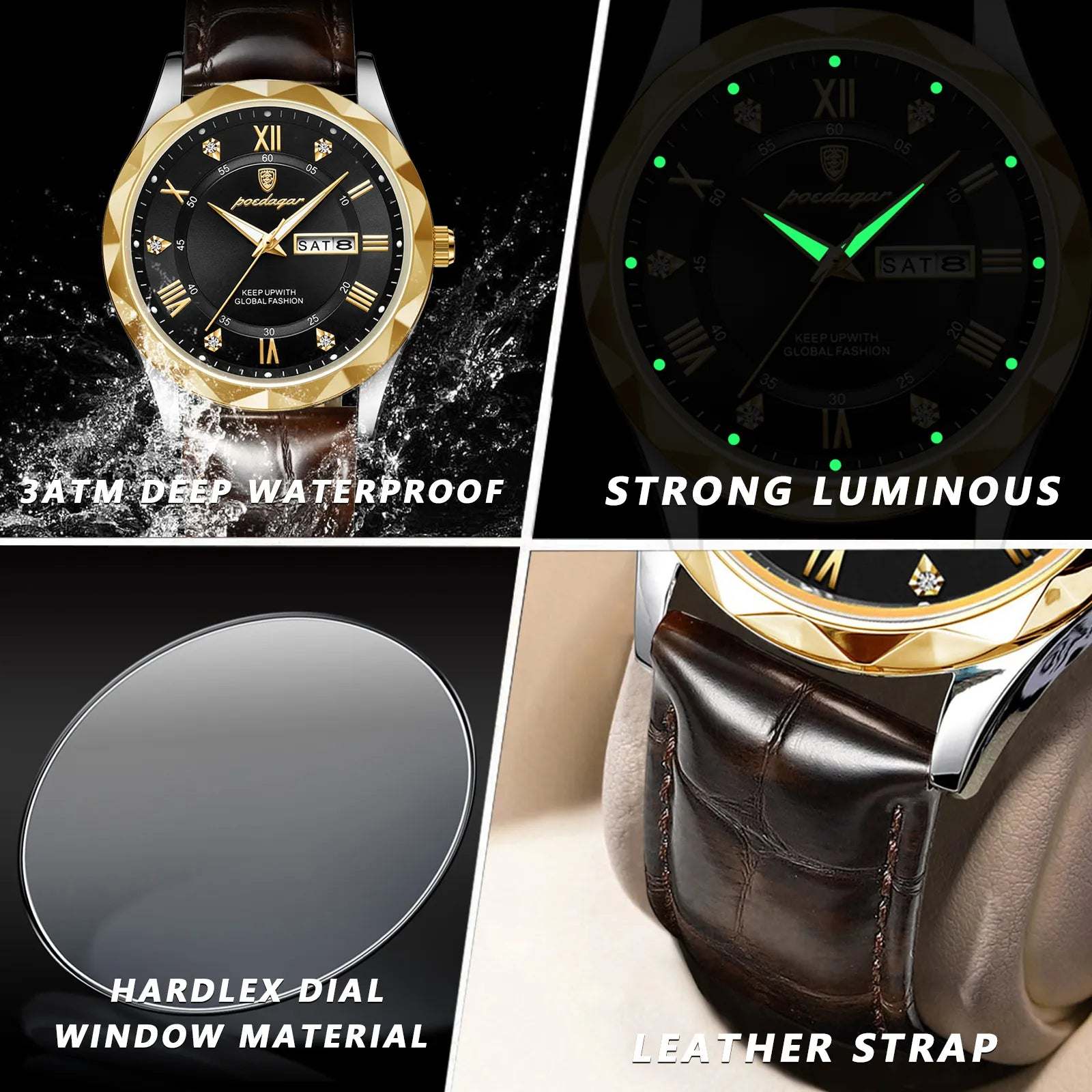 Shop All I Want SHOP ALL I WANT Luxury Waterproof Men's Watch ⌚🌟