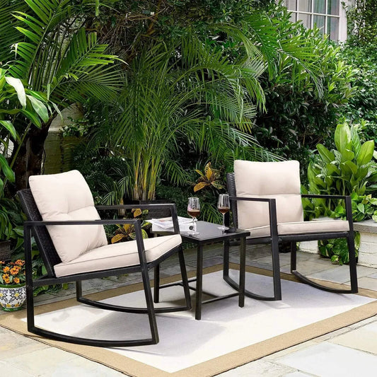 Cozy Patio Rocking Furniture Set | Perfect for Outdoors 🌿Create the ultimate outdoor relaxation space with this Cozy Patio Rocking Furniture Set. Designed in an American Country style, this set offers a modern, comfortableShop All I WantShop All I WantCozy Patio Rocking Furniture Set