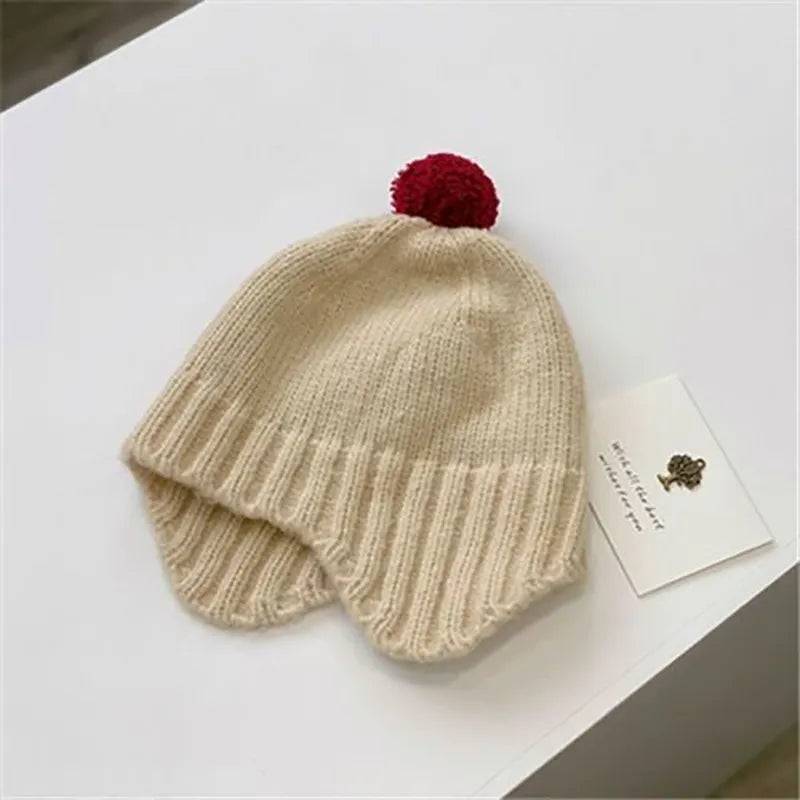 Shop All I Want Style3 E(44-50cm) SHOP ALL I WANT Cute Cartoon Bear Baby Beanie Cap 🐻👶