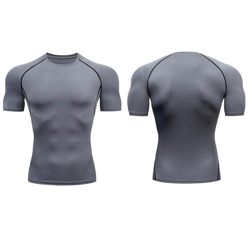 Shop All I Want Shop All I Want 🏃‍♂️ Men’s Running Compression T-Shirt – Short Sleeve, Gym Fitness, Athletic Top for Jogging & Tracksuits 🌟