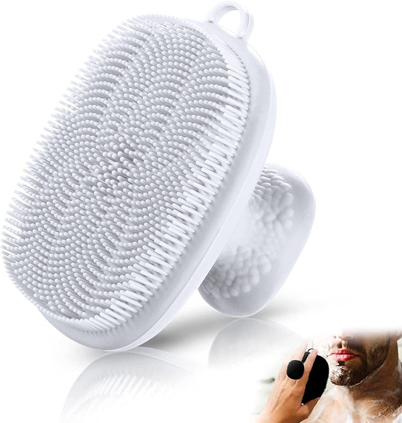 Shop All I Want White SHOP ALL I WANT Silicone Face Scrubber for Men and Women