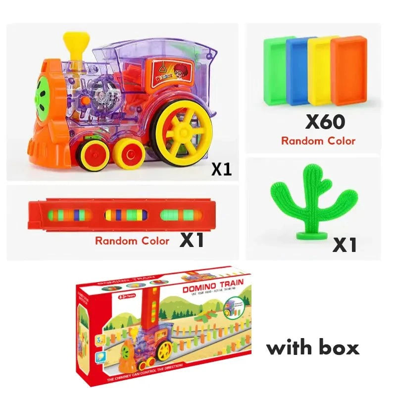 Shop All I Want 60pc with Box SHOP ALL I WANT Domino Train Car Set: Educational Fun! 🚂🌈