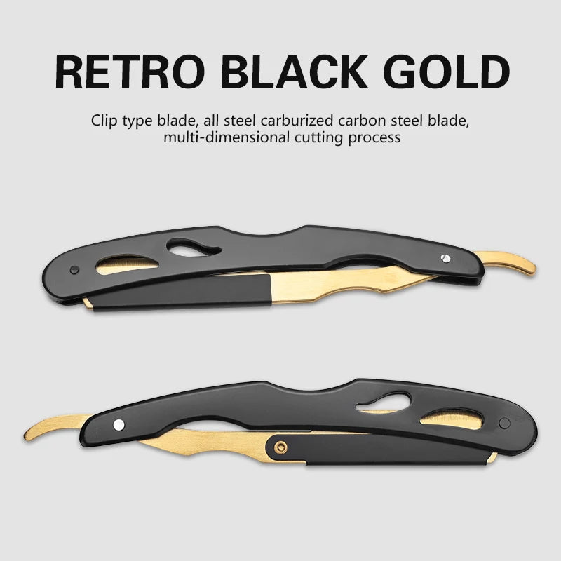 Barbertop Straight Razor | Classic Manual Folding Knife for Men ✂️