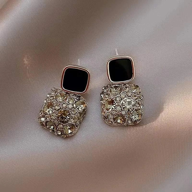 Shop All I Want SHOP ALL I WANT Unique Zircon Drip Earrings 🖤✨ #FashionJewelry