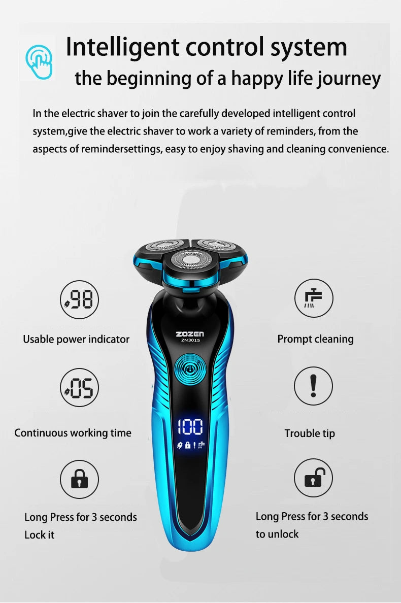 Electric Rechargeable & Washable Razor Shavor! 🔋💦