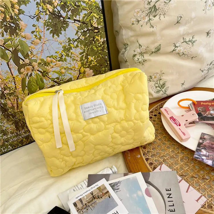 Shop All I Want Yellow SHOP ALL I WANT Cosmetic Makeup Organizer Bag