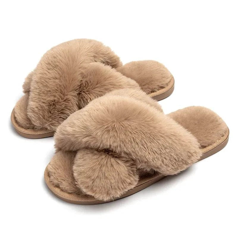 Soft Fuzzy Slippers Soft Plush Slippers - Shop All I Want