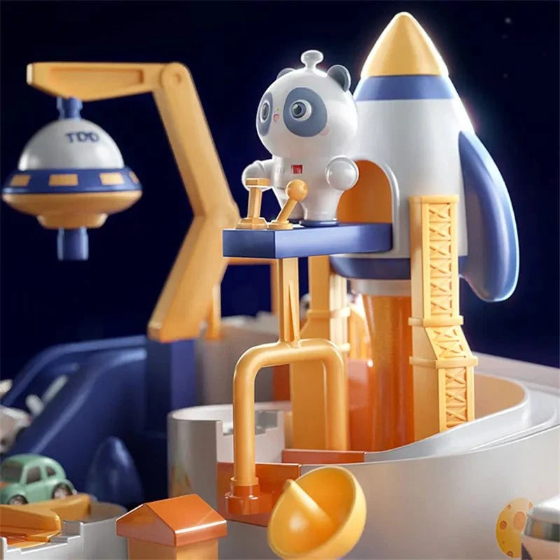 Shop All I Want Shop All I Want Space Adventure Track Car Toy 🚀🚂