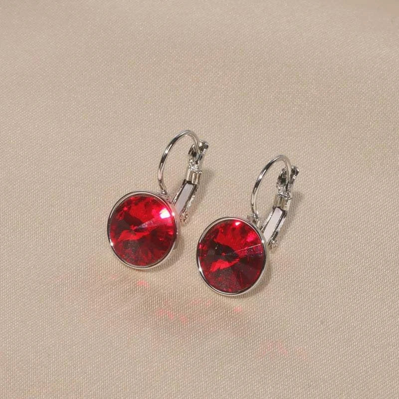 Shop All I Want Red Crystal SHOP ALL I WANT Trendy Korean Crystal Earrings 💎🎁 #StatementJewelry