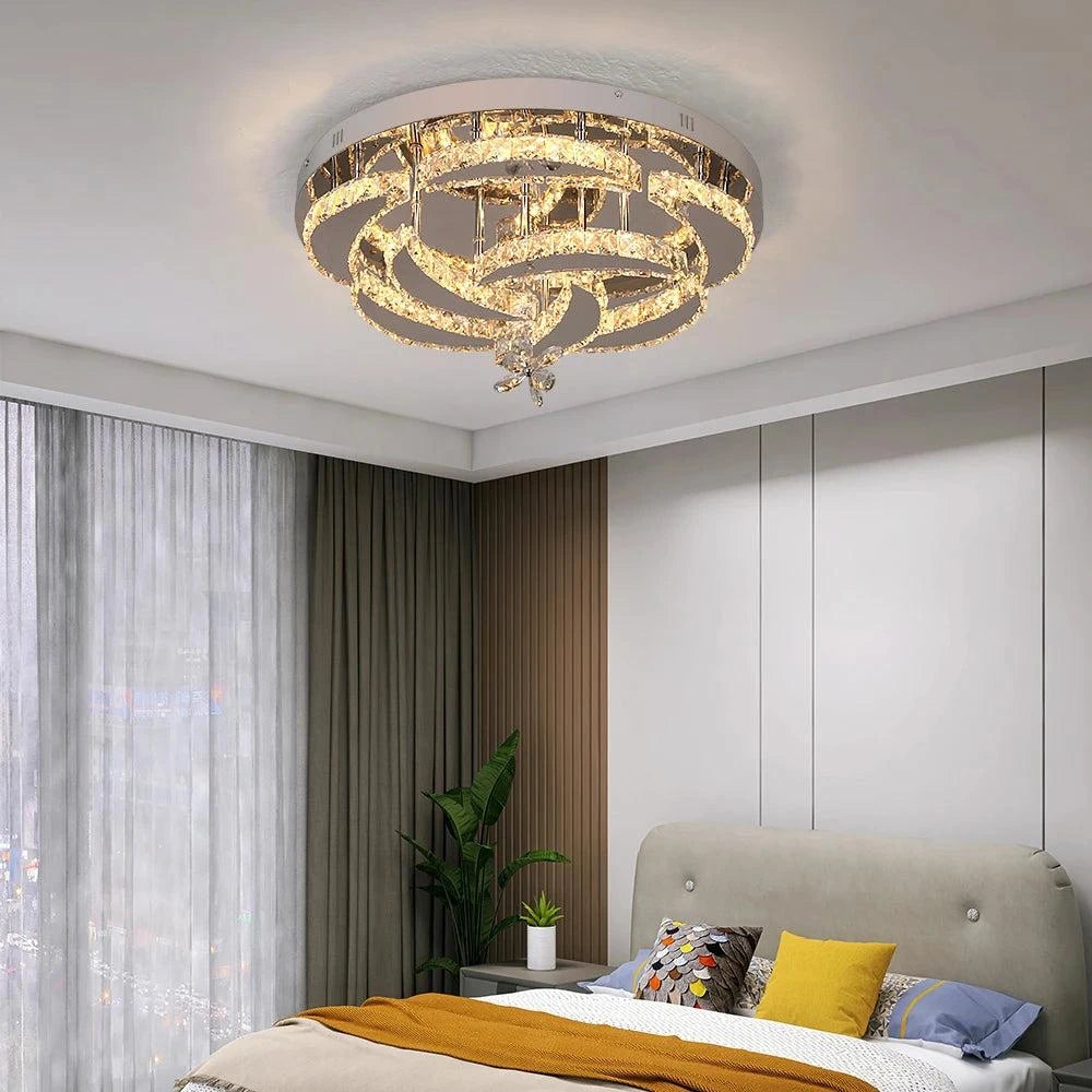 Chandelier Ceiling LampElevate your home decor with this stunning Modern Crystal LED Chandelier Ceiling Lamp. Crafted with crystal body material and a polished finish, this lamp is the perShop All I WantShop All I WantChandelier Ceiling Lamp