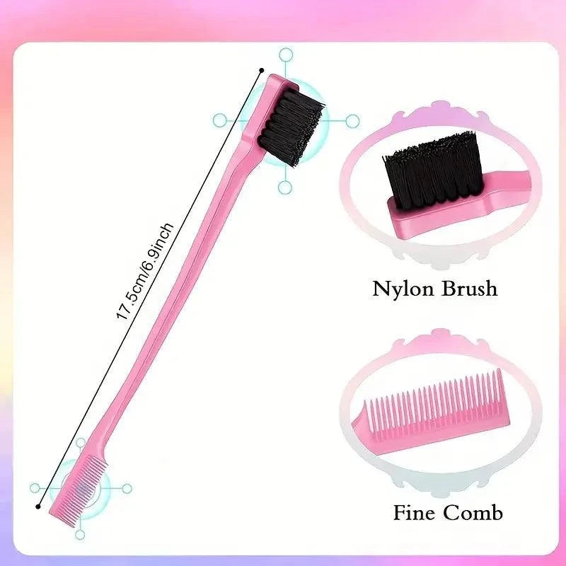 💇‍♀️ 5pcs Detangling Hair Brush Set – Curved Rat Tail Comb & Edge Bru💇‍♀️ 5pcs Detangling Hair Brush Set – Curved Rat Tail Comb & Edge BrushTame and style your curls with the 5pcs Detangling Hair Brush Set. This comprehensive set includes a curved rat tail comb and edge brush, designed to effortlessly deShop All I Want