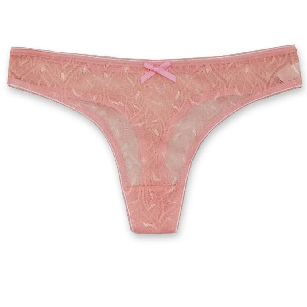 Lace Women's Underpants – Soft Cotton Panties, Breathable Solid Color Briefs & Lingerie for Girls 🌸💖