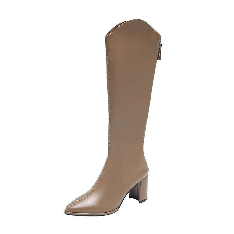 Plus Size High Heel Boots – Stylish, Comfortable, Wide-Calf Knee-High Boots for Women 👢✨