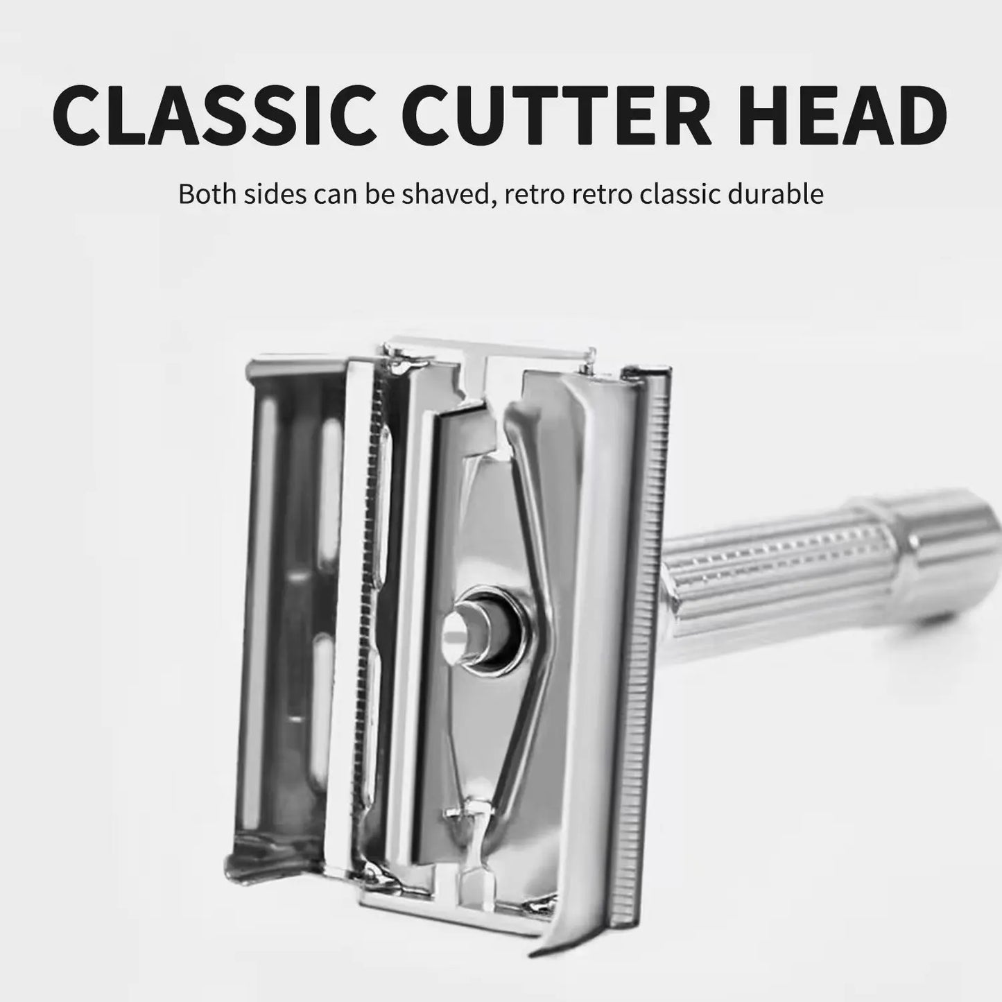 Men's Stainless Steel Folding Shaving Razor – Straight Razor with Blades, Ideal Barber Tool for Precision Shaving 🪒✨