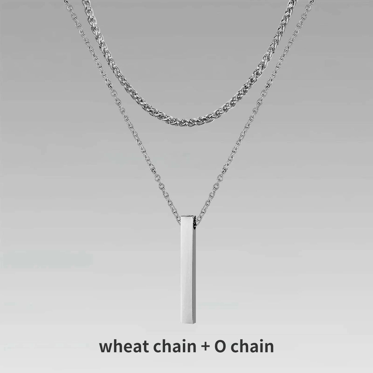 Shop All I Want PN-1331S NC-104-50S SHOP ALL I WANT Vertical Bar Necklaces