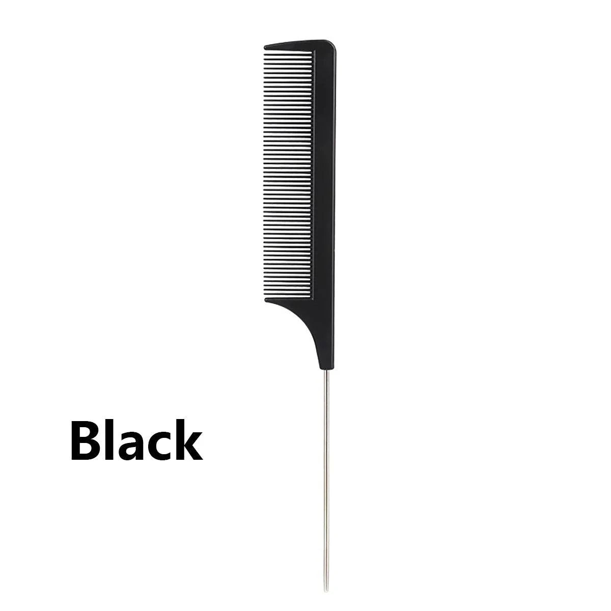 Shop All I Want Dkuanjianweishu-hei Shop All I Want 💇‍♀️ Professional Pointed Tail Comb – Precise Styling, Anti-Static, Stainless Steel Hair Tool ✨